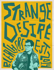 A poster for the band Bleachers' album Strange Desire