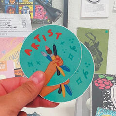 My artist sticker