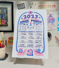 My 2023 riso moon calendar